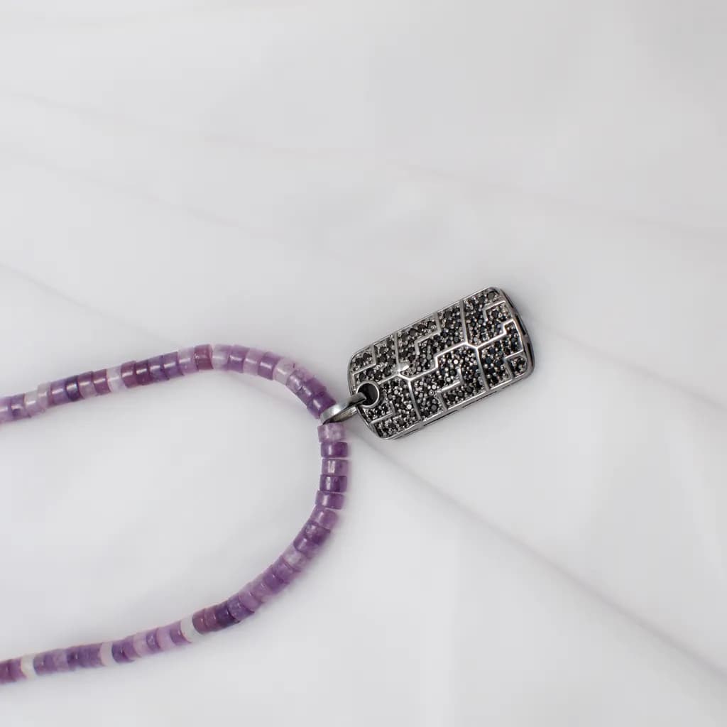 GROOVY SILVER PENDANT