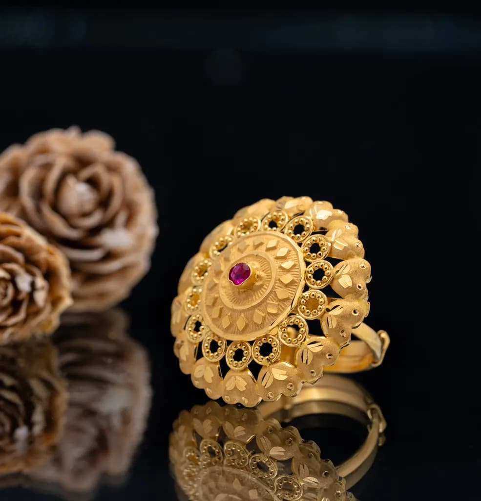 Golden Mandala Art