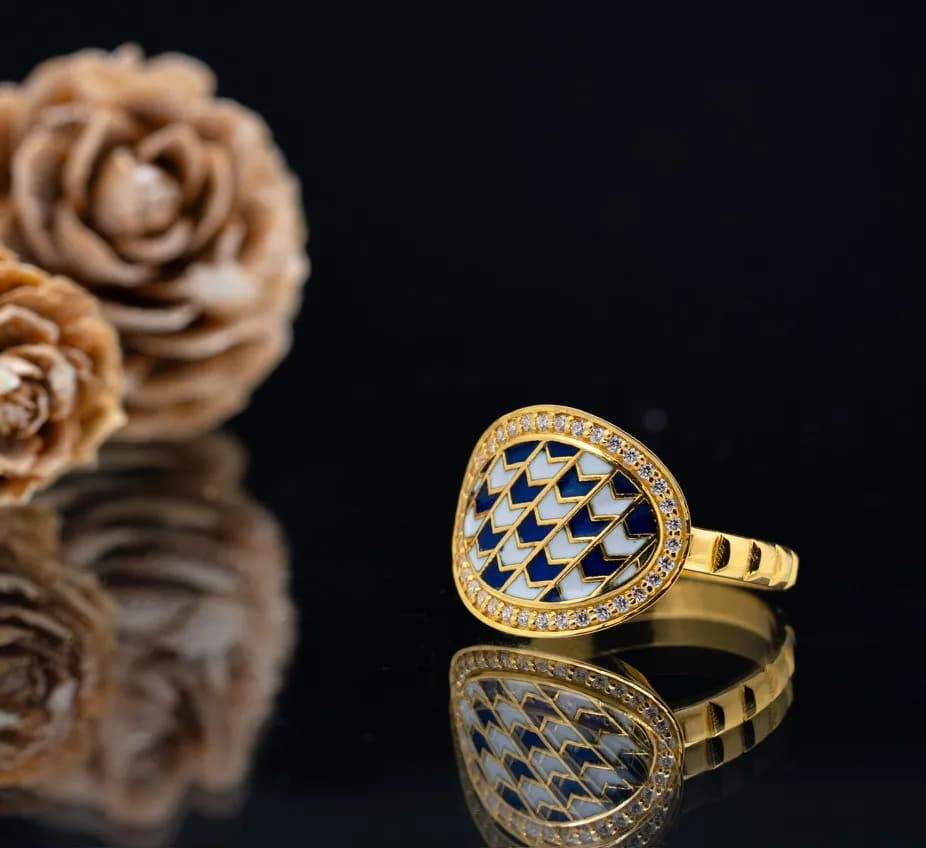 Dual - Coloured GOLD Ring