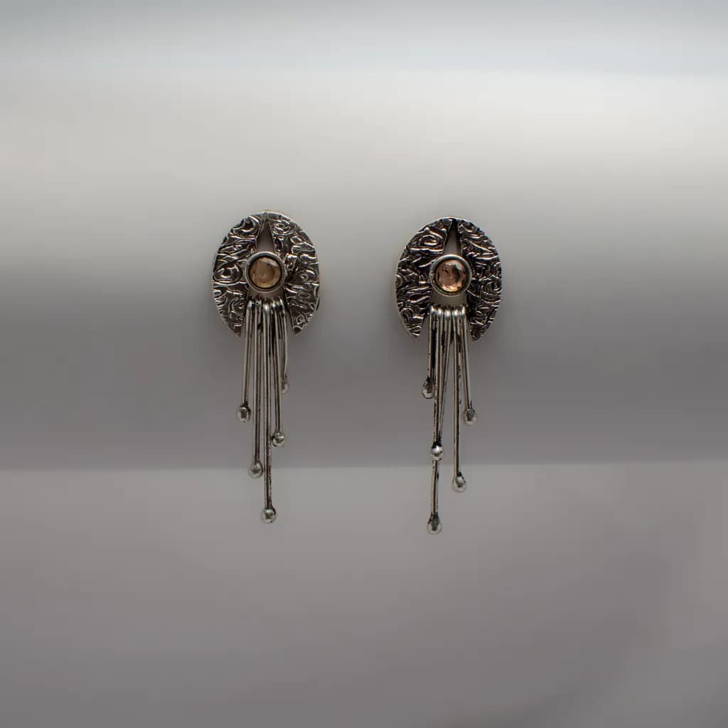 FUNKY SILVER EARRINGS