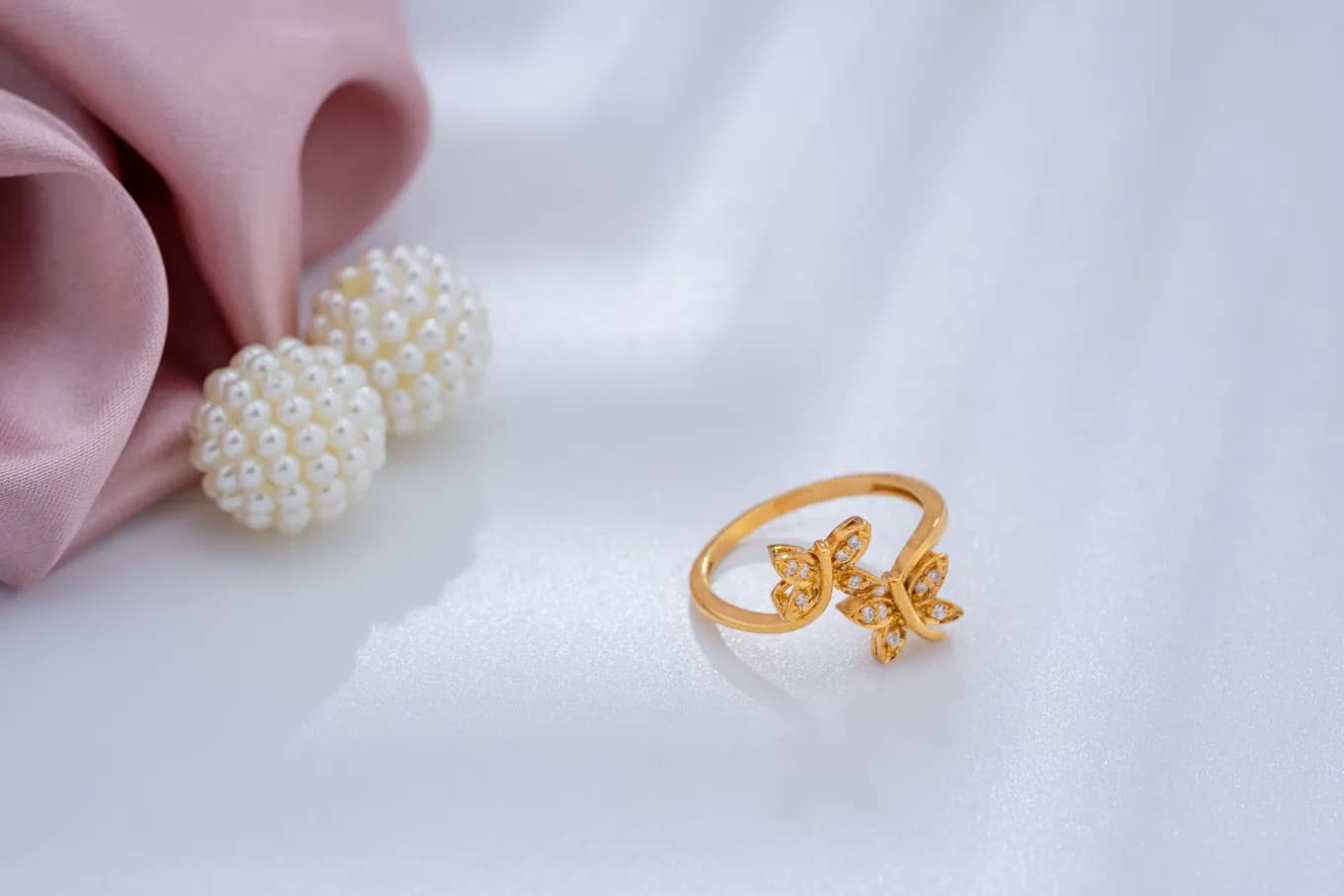 Golden Butterfly Gold Ring