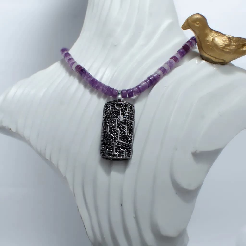 GROOVY SILVER PENDANT
