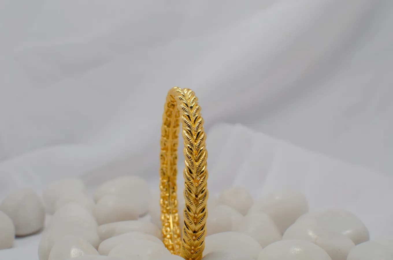 Braided Silver Bangle (Single Piece)