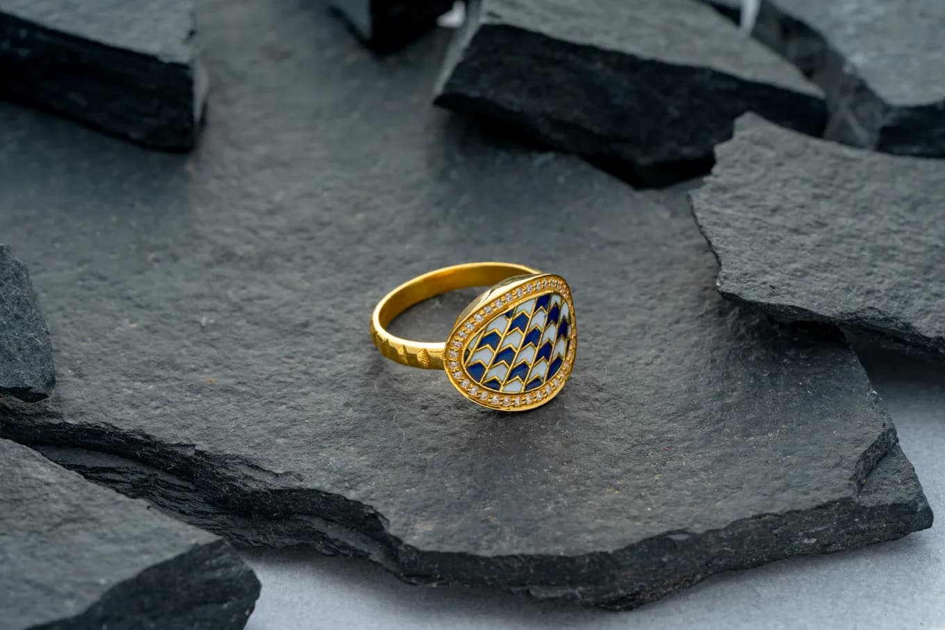 Dual - Coloured GOLD Ring