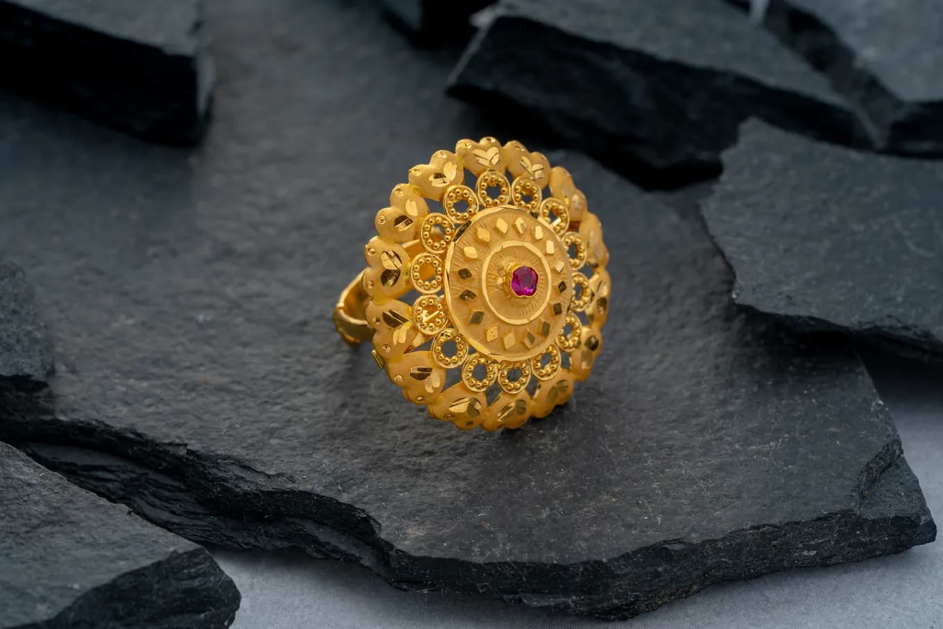 Golden Mandala Art