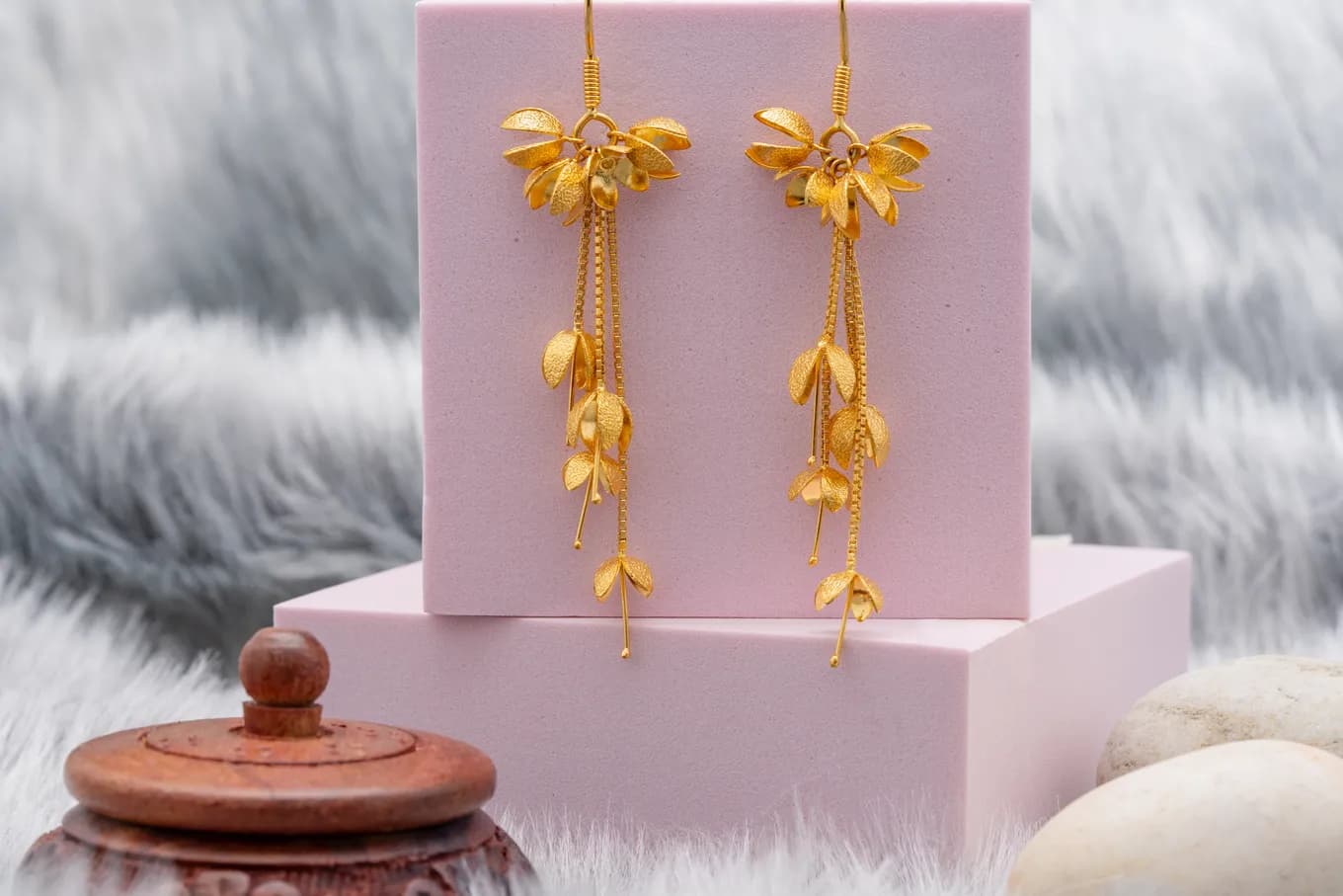 Floral Drop Earrings