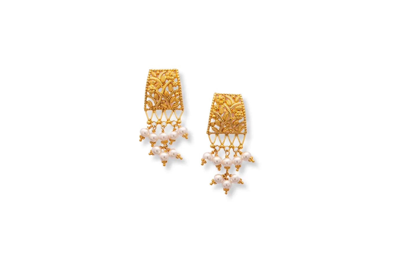 Golden Lawn Drop Earrings