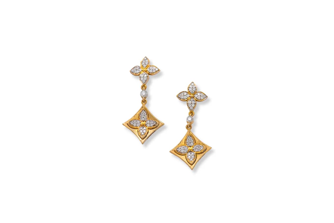 VIBRANT RHOMBUS (18K WITH NATURAL DIAMONDS)