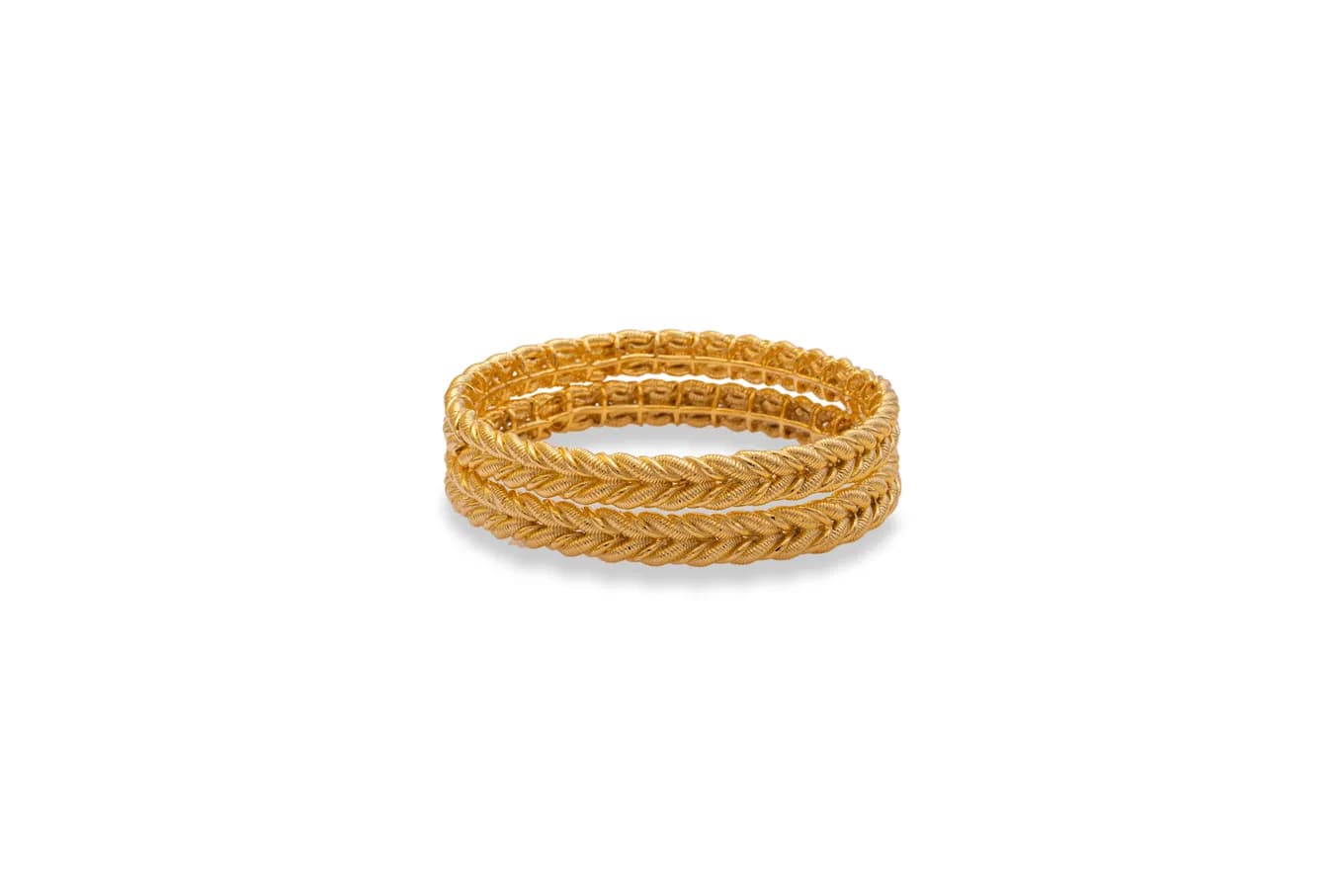 Braided Silver Bangle (Single Piece)