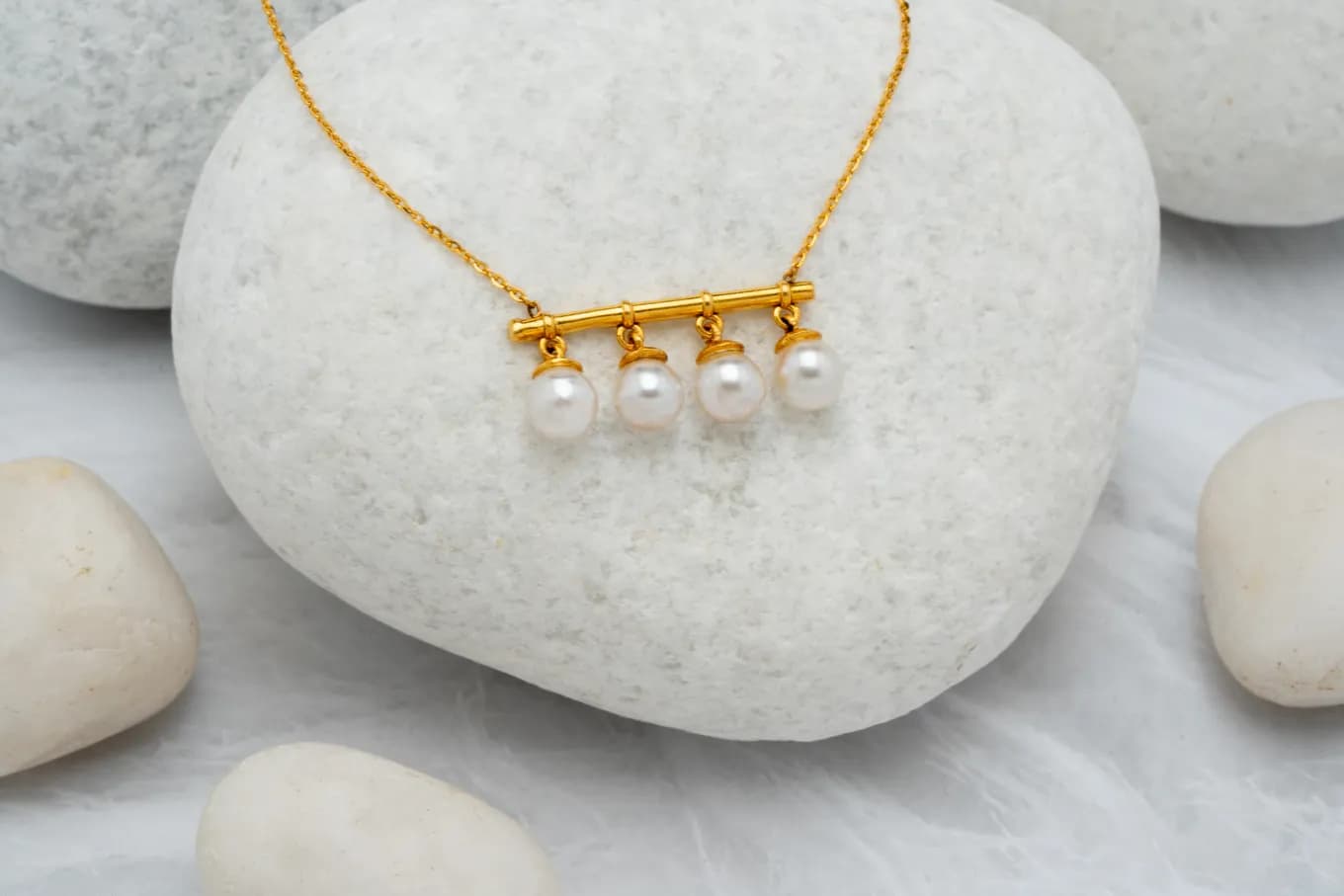 Tetrad Pearl Pendant