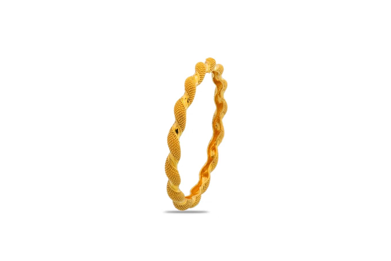 TWISTED GOLD BANGLE