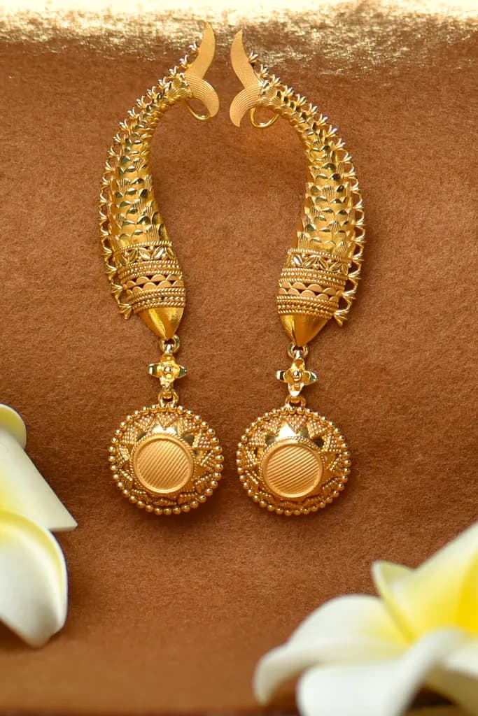 Fishy Anecdote GOLD EARRINGS