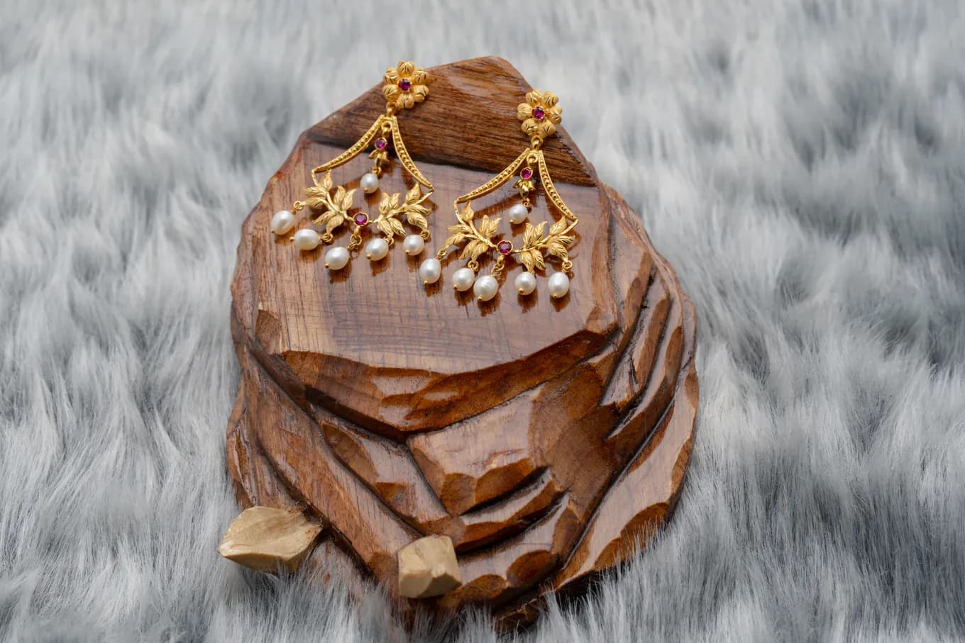 Enchanting Gold Chandelier Earrings