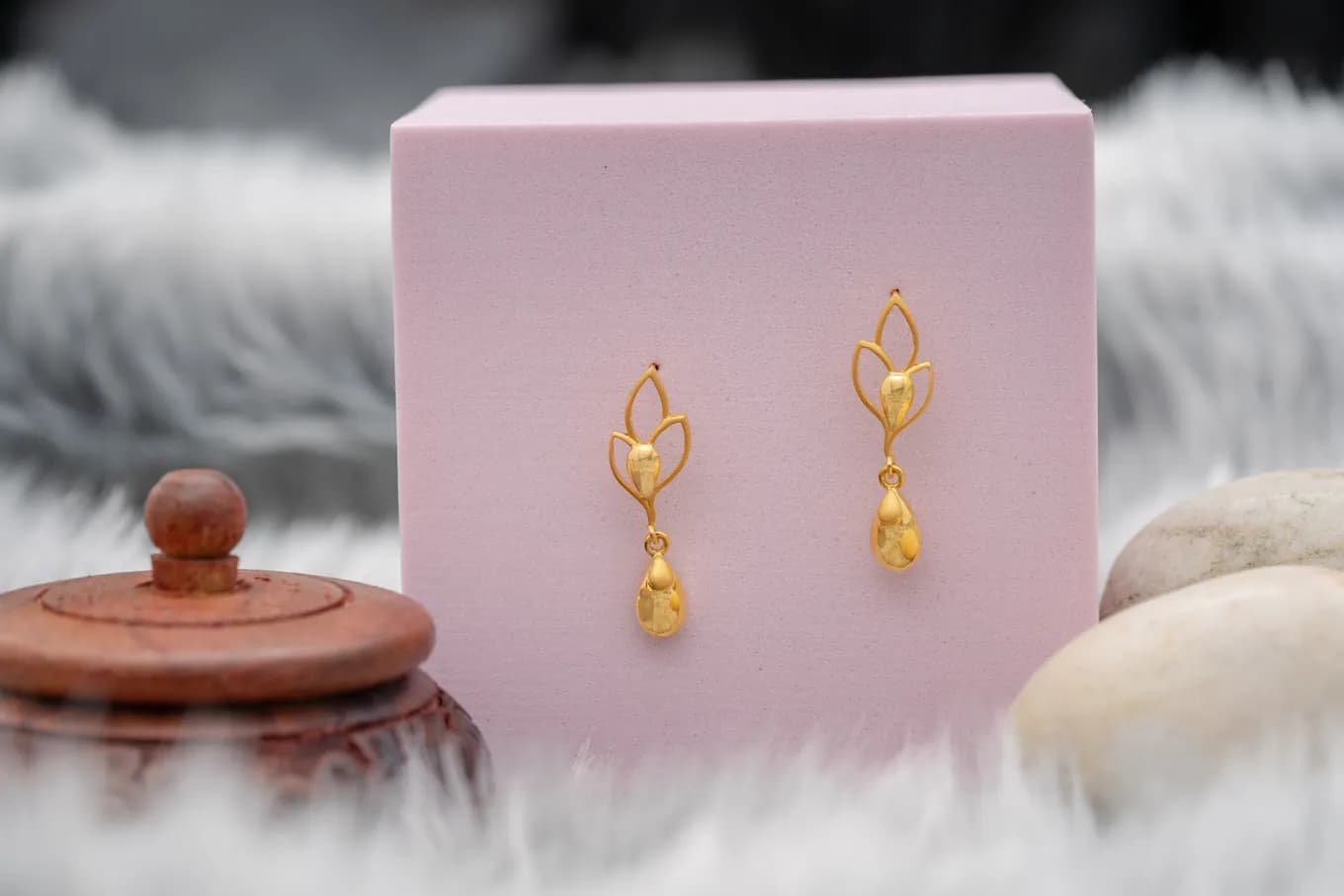 Glistening Drop Earrings