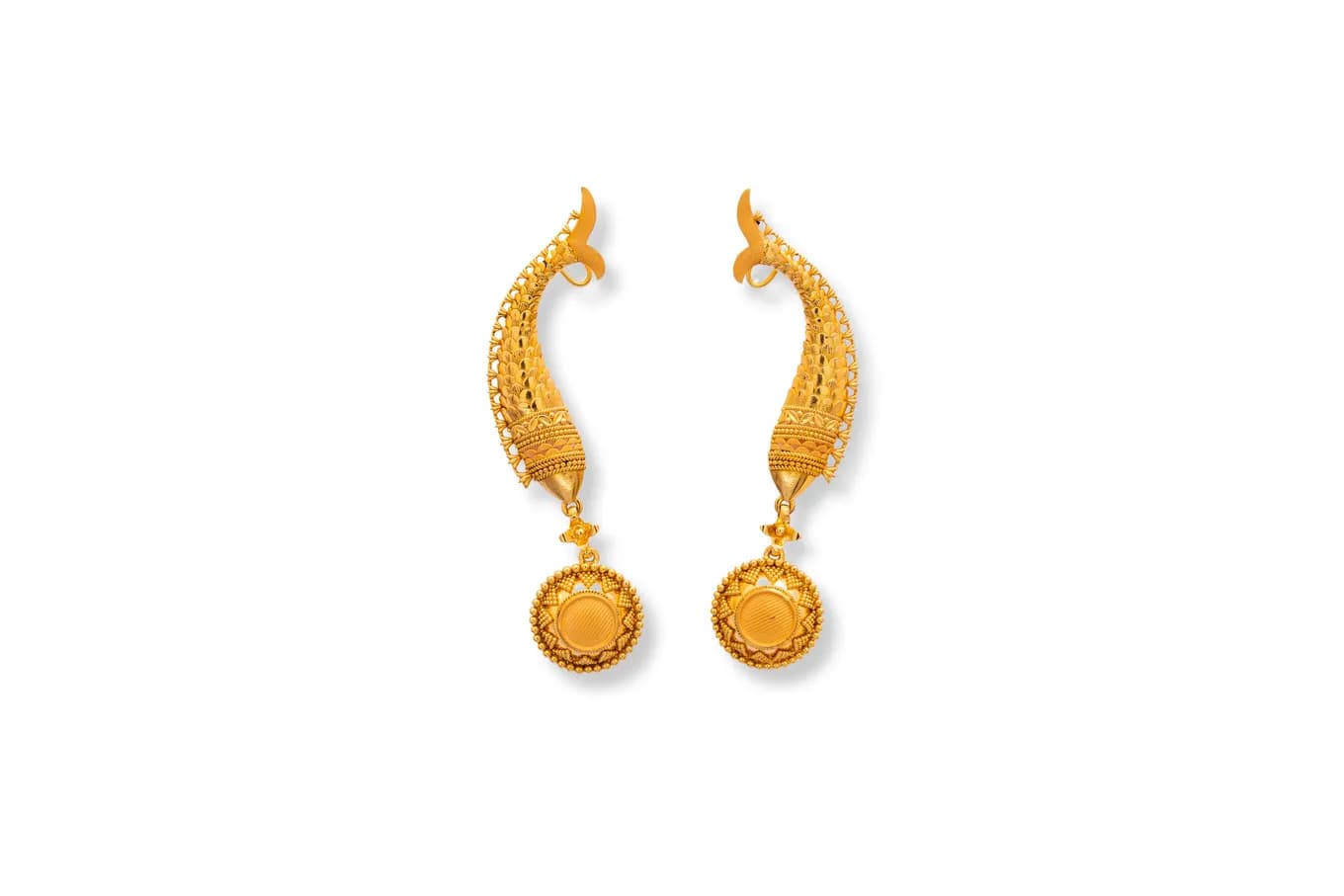 Fishy Anecdote GOLD EARRINGS