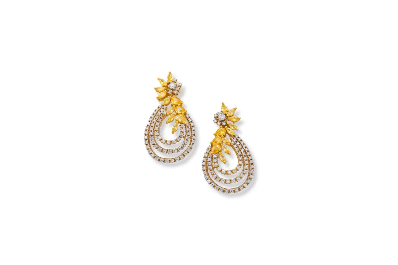 SUNLIT SPARK EARRINGS (18K WITH NATURAL DIAMONDS)