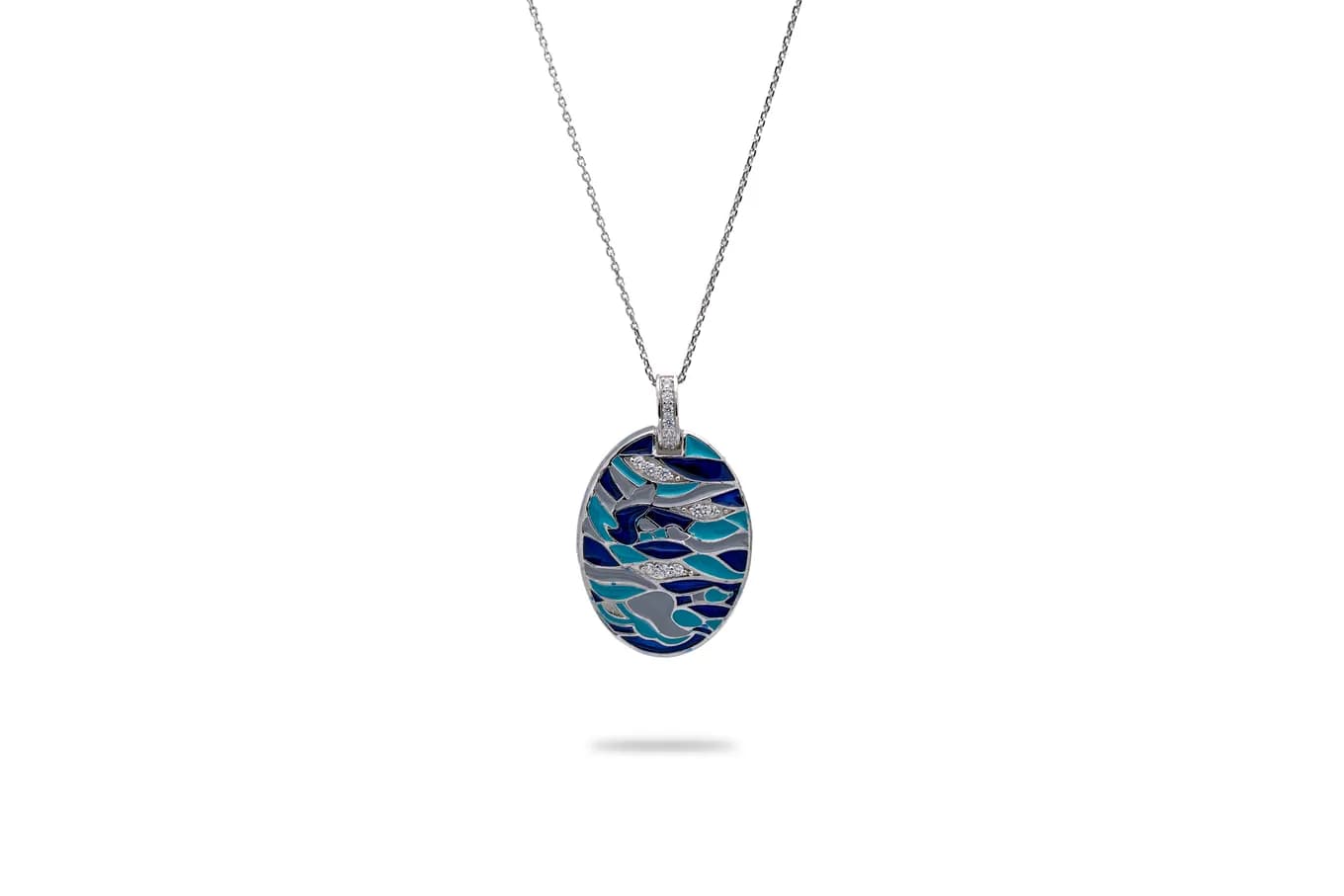 Whispers Of Wave Silver Pendant