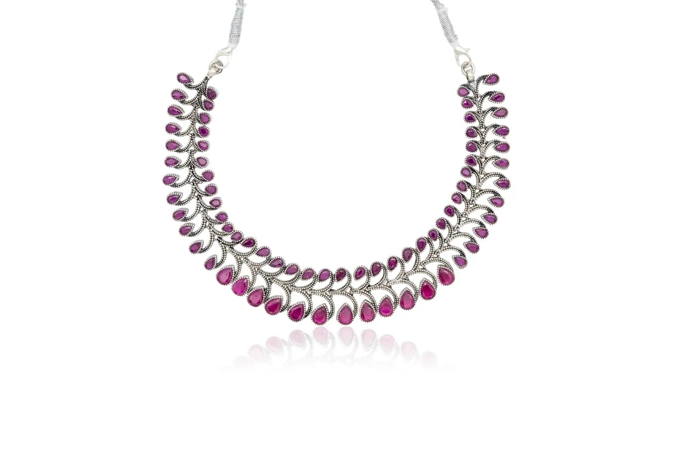 RUBY RED NECKLACE SET