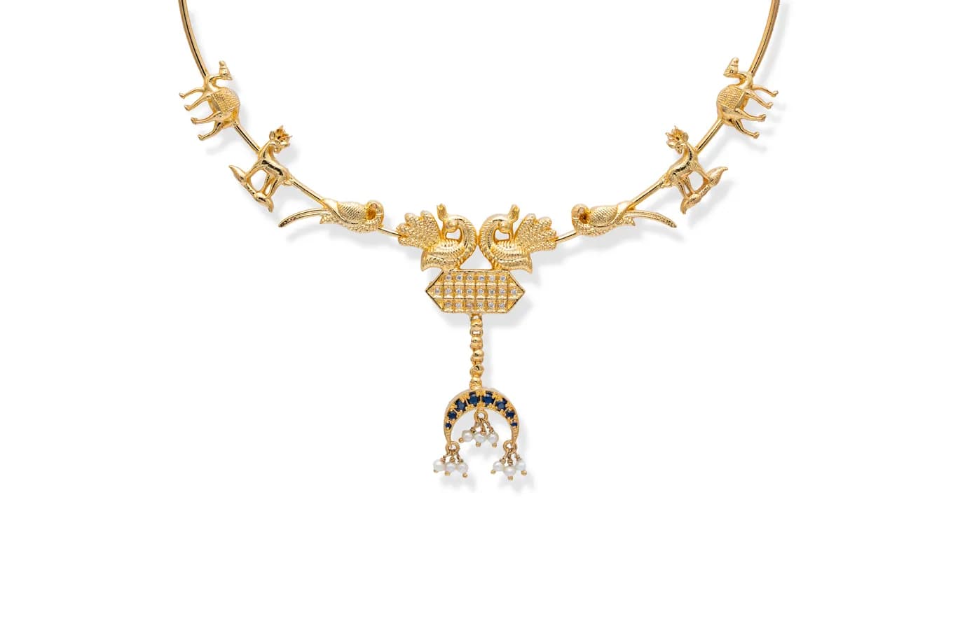 NATURE'S PARADE SILVER NECKLACE