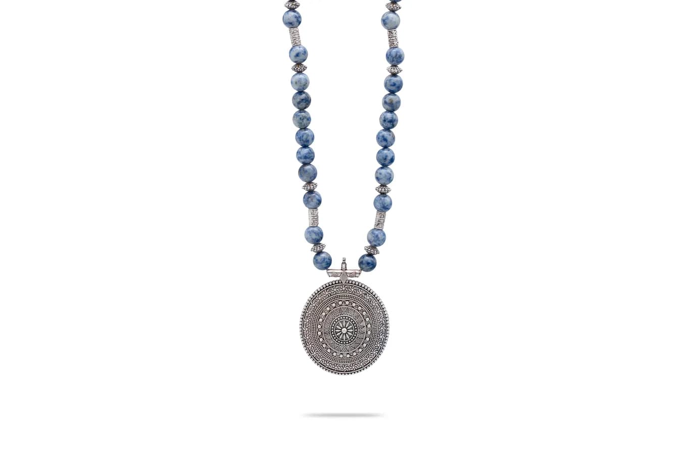 BLISSFUL SILVER NECKLACE SET