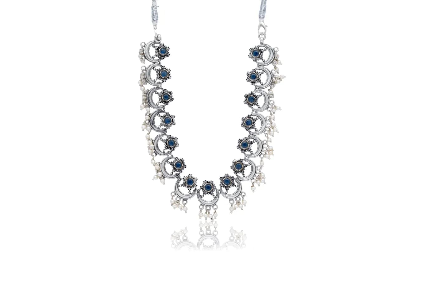 CELESTIAL SILVER NECKLACE SET