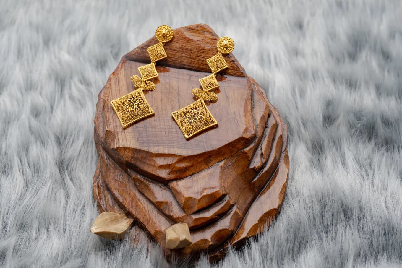 Geometric Pride Gold Earrings