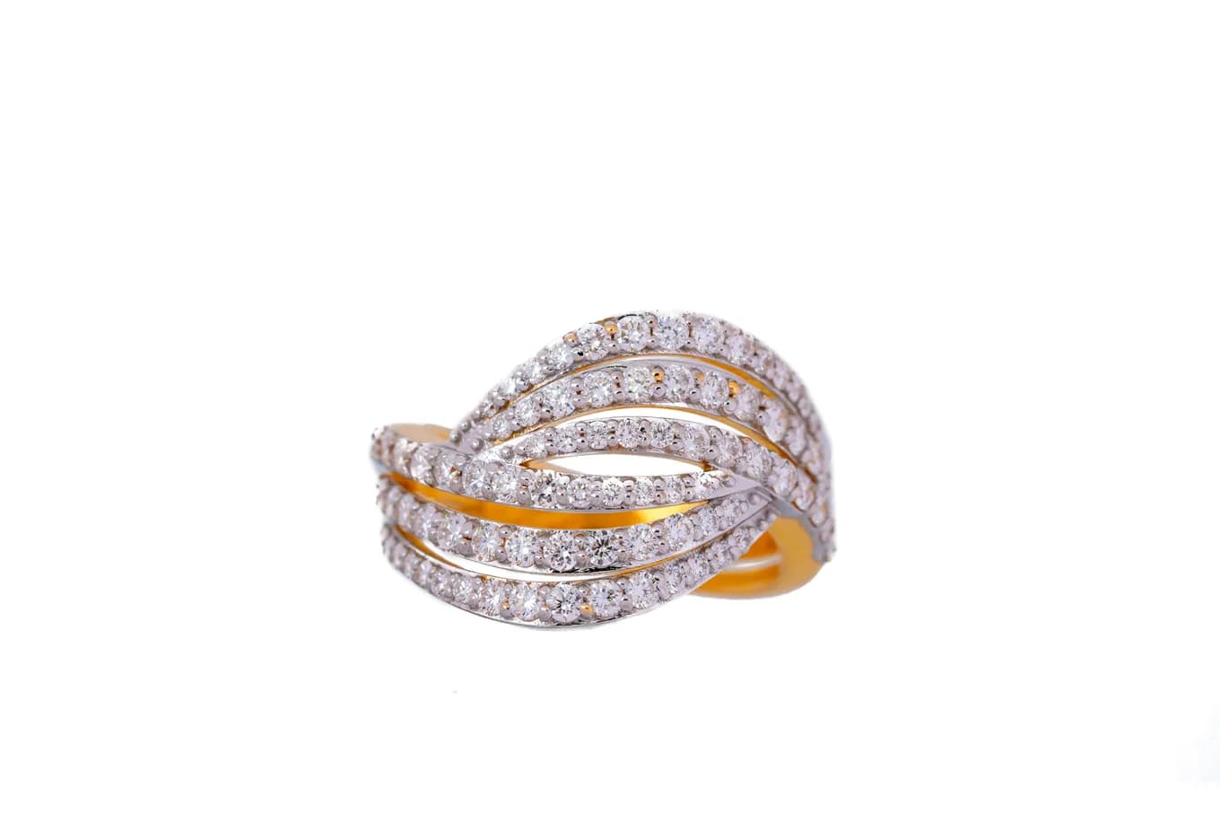 BEDAZZLED DIAMOND RING(14K WITH NATURAL DIAMONDS)