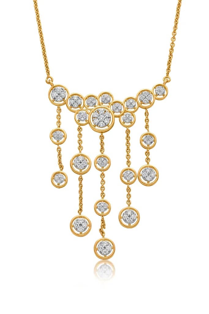 DIAMOND RAIN (18K WITH NATURAL DIAMONDS)