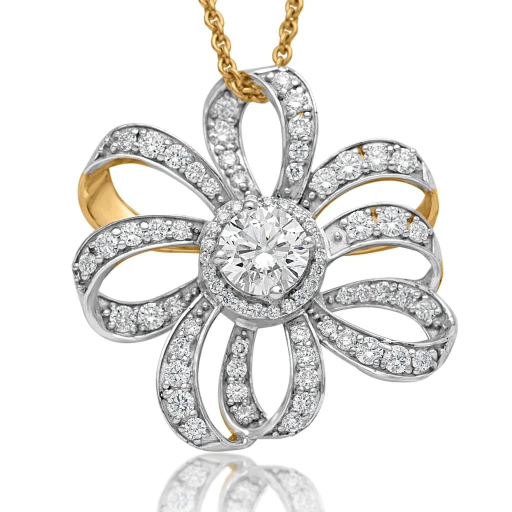 DAZZLING BLOOM(18K WITH NATURAL DIAMONDS)