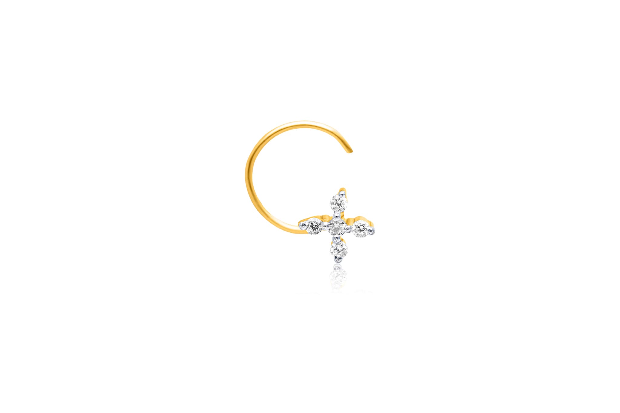 PURE SPARKLING DIAMOND NOSEPIN (18K WITH NATURAL DIAMONDS)