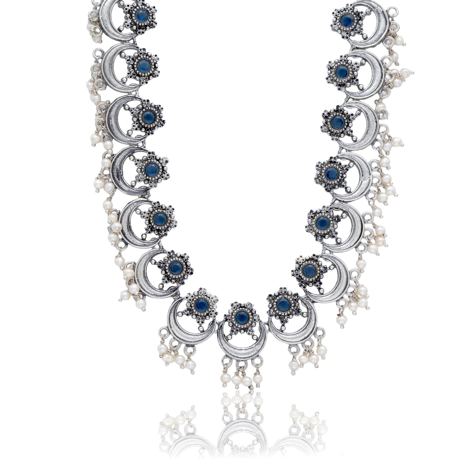 CELESTIAL SILVER NECKLACE SET