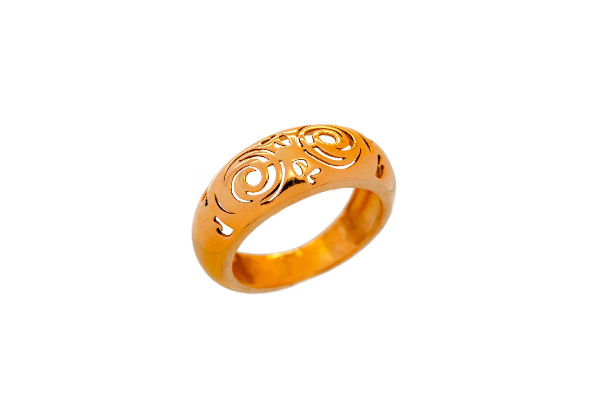 CLASSY 22K MEN'S GOLD RING