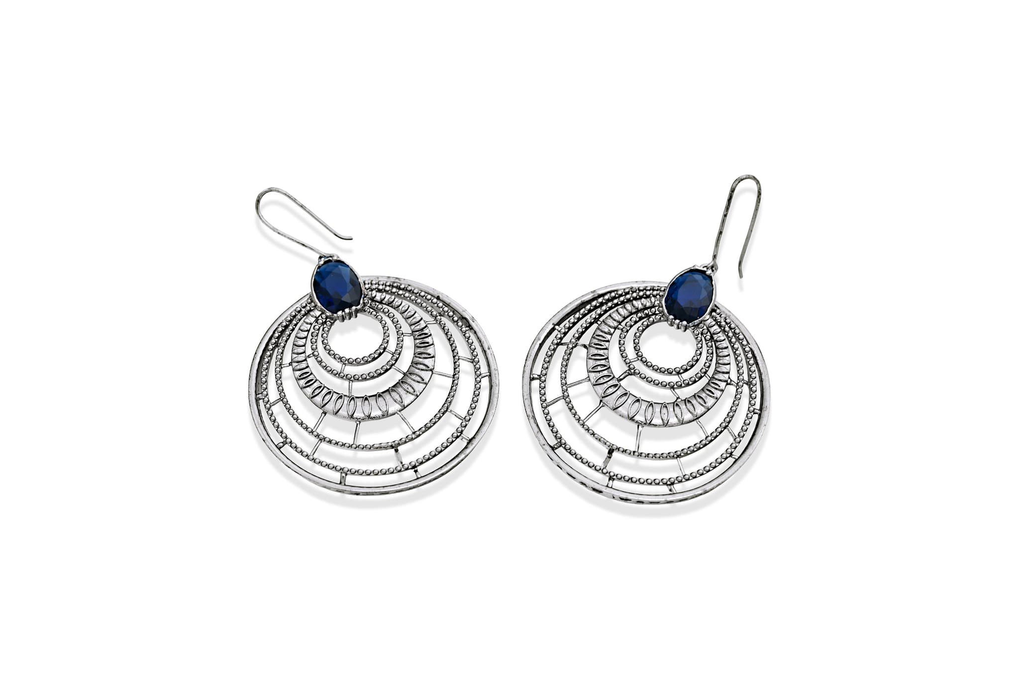 NEEL RAGA SILVER EARRINGS