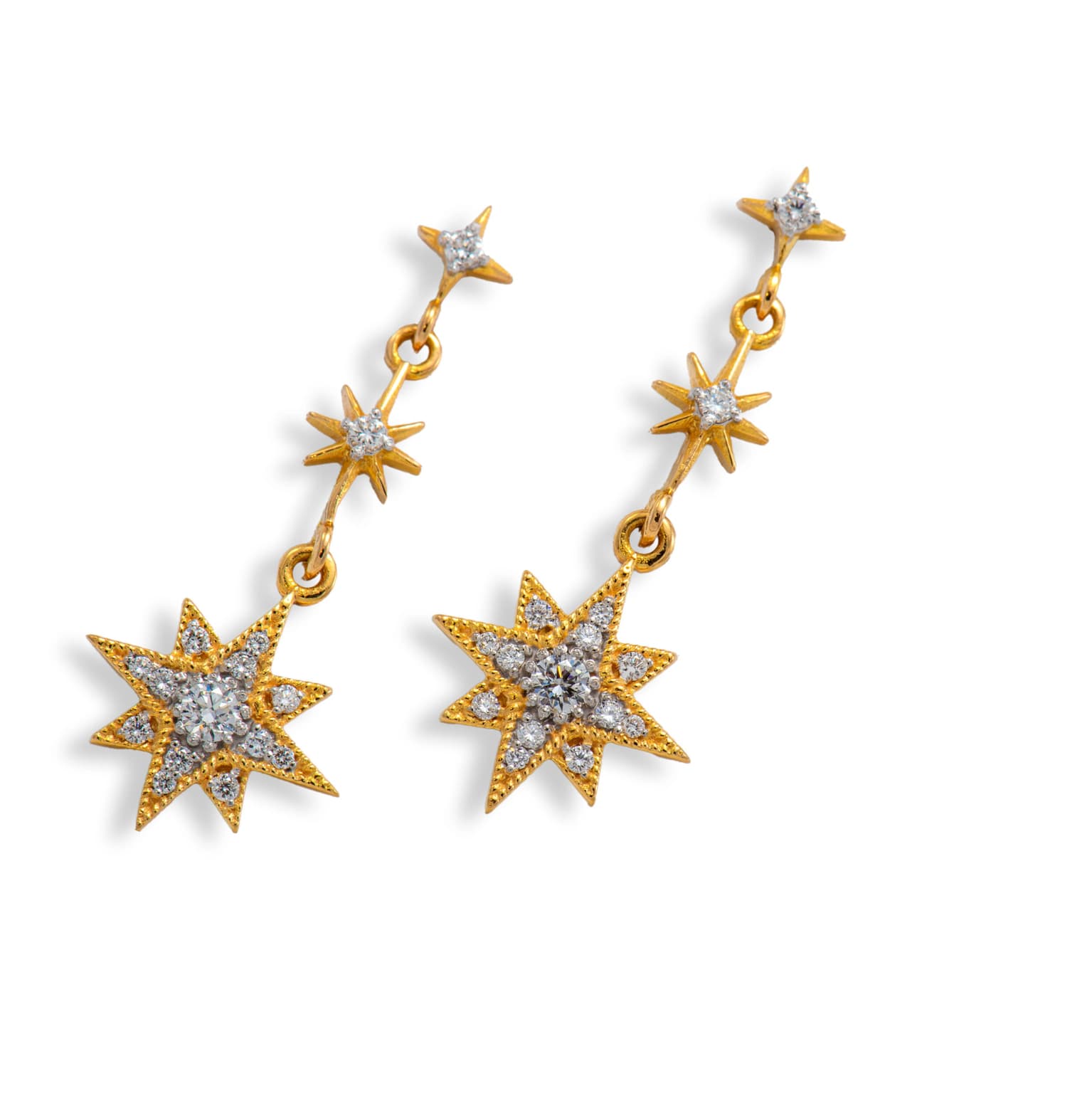 CELESTIAL BEAUTY DIAMOND EARRING(14K WITH LAB GROWN DIAMONDS)