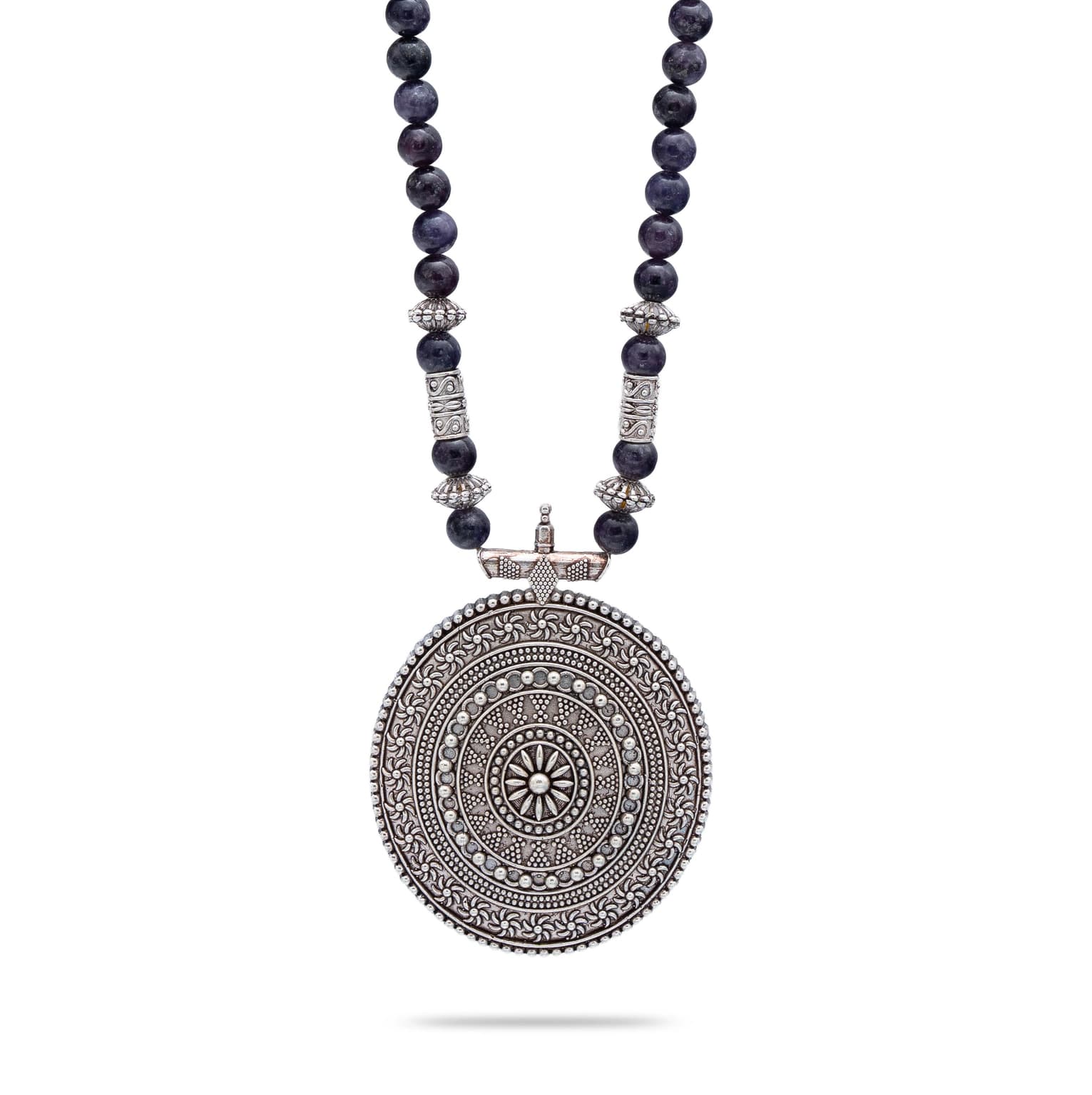 BLISSFUL SILVER NECKLACE SET