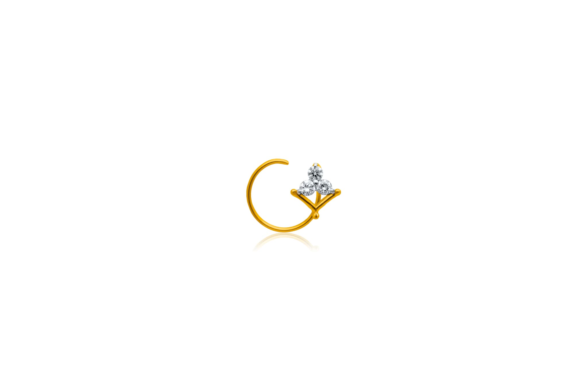 TWINKLING DIAMOND NOSEPIN  (18K WITH NATURAL DIAMONDS)