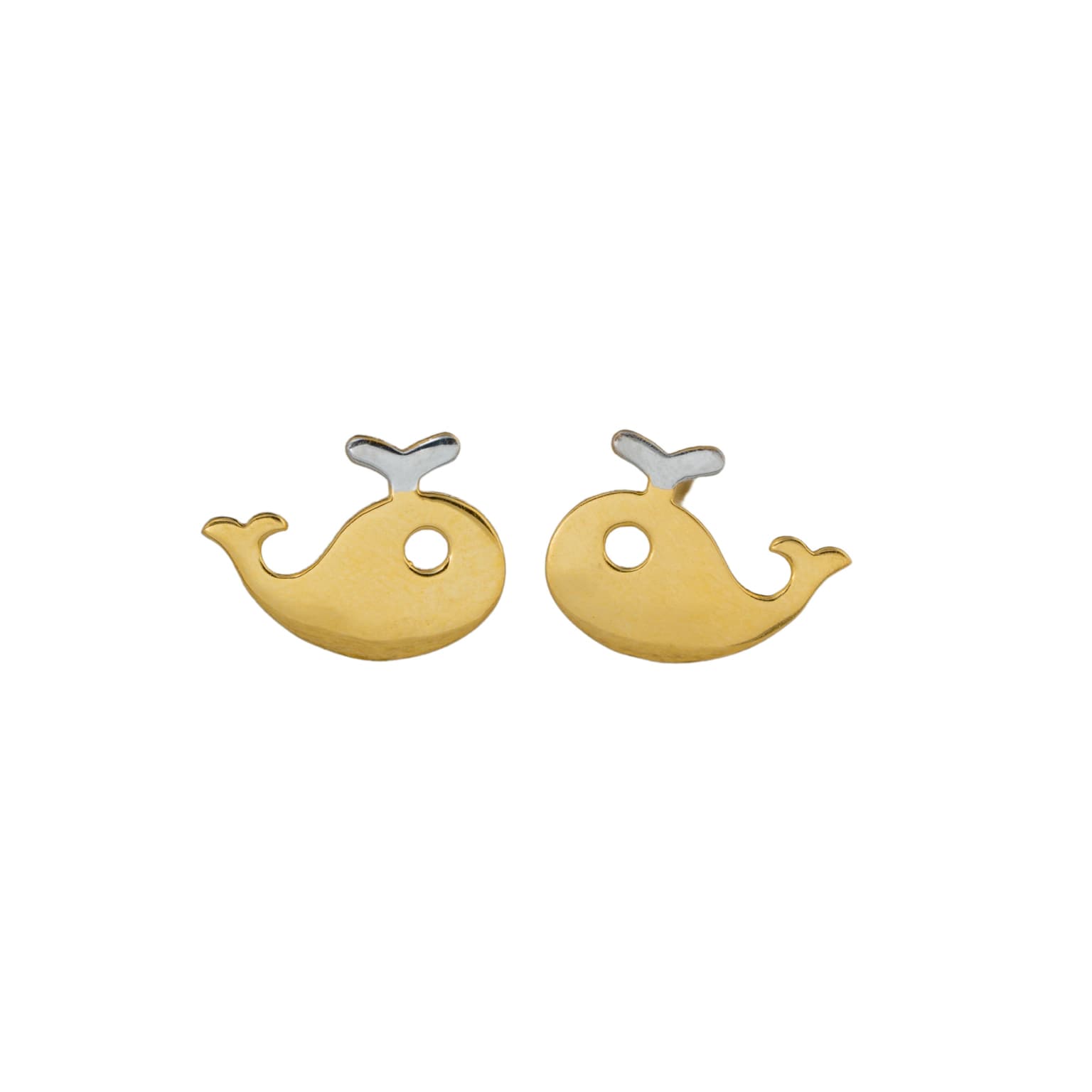 GOLDEN WHALE STUDS