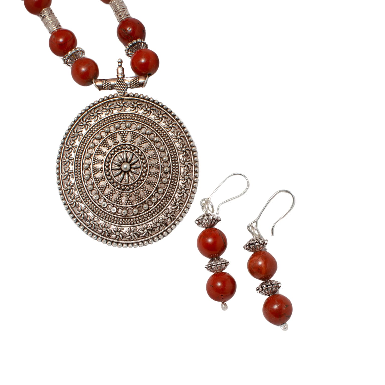 BLISSFUL SILVER NECKLACE SET