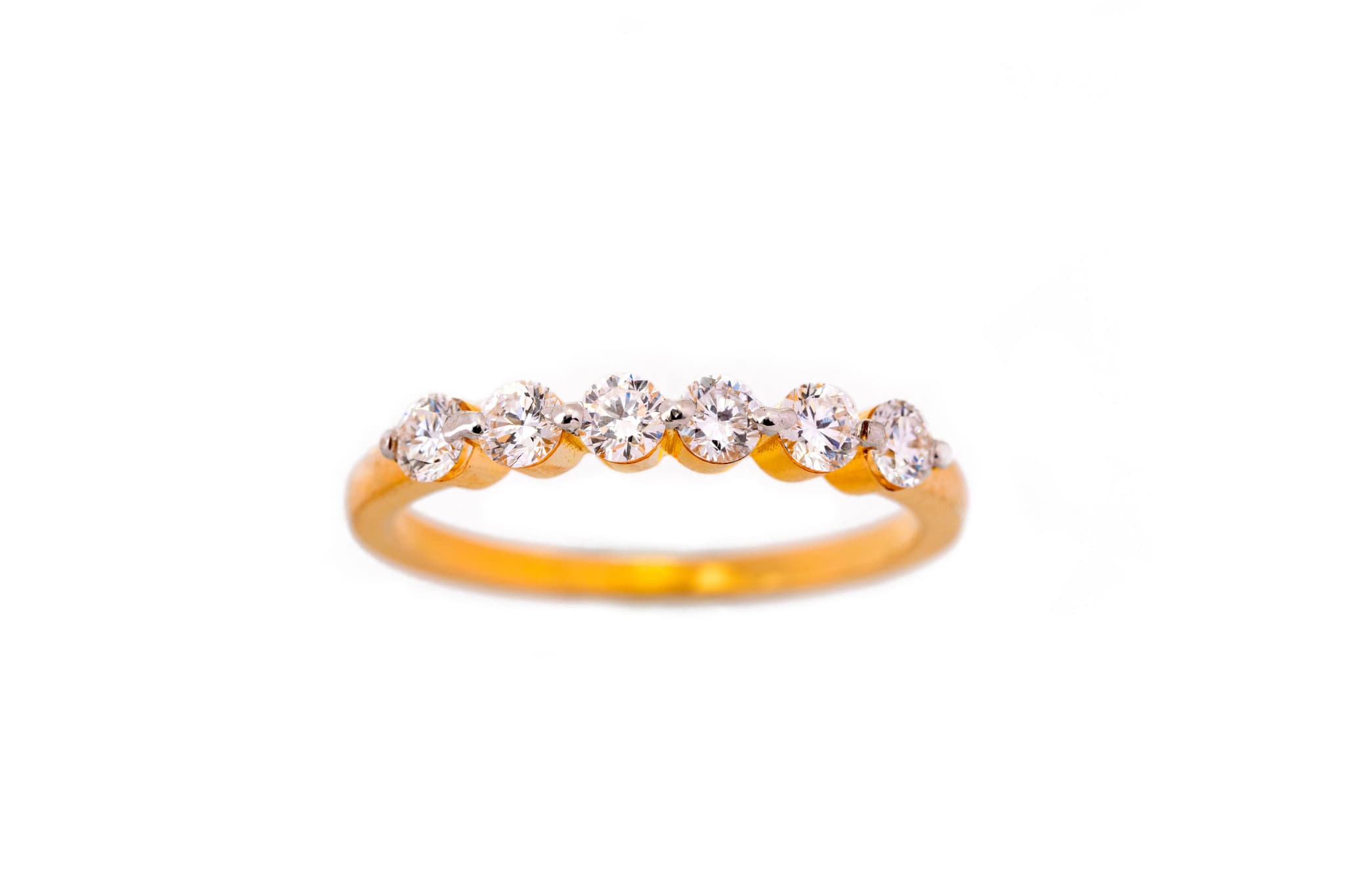 CASCADE DIAMOND RING (14K WITH LAB GROWN DIAMONDS)