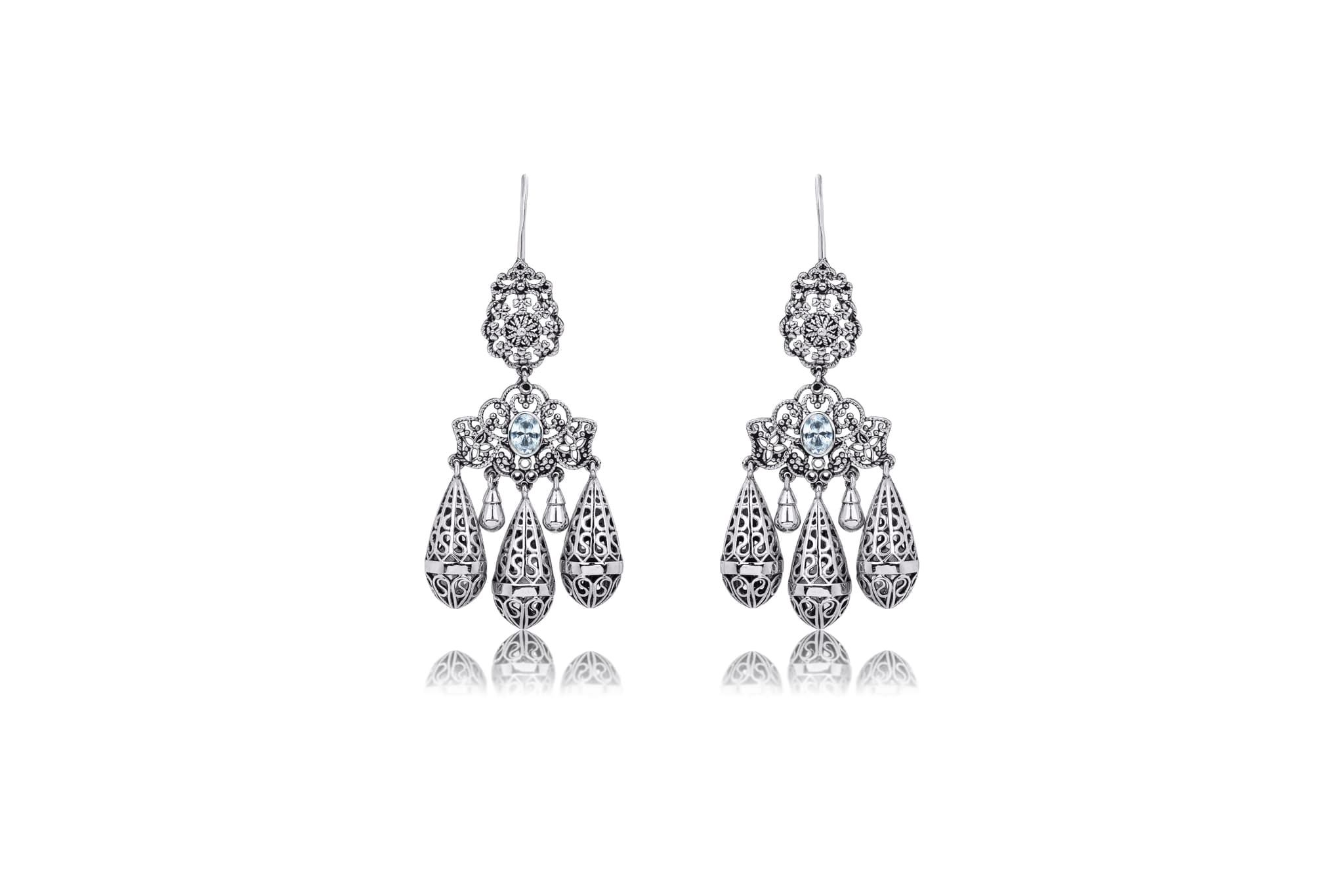 KIRANMALA SILVER EARRINGS