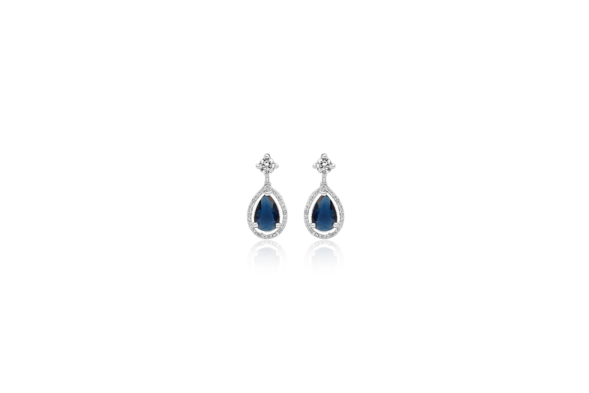 MIDNIGHT ELEGANCE SILVER NECKLACE SET