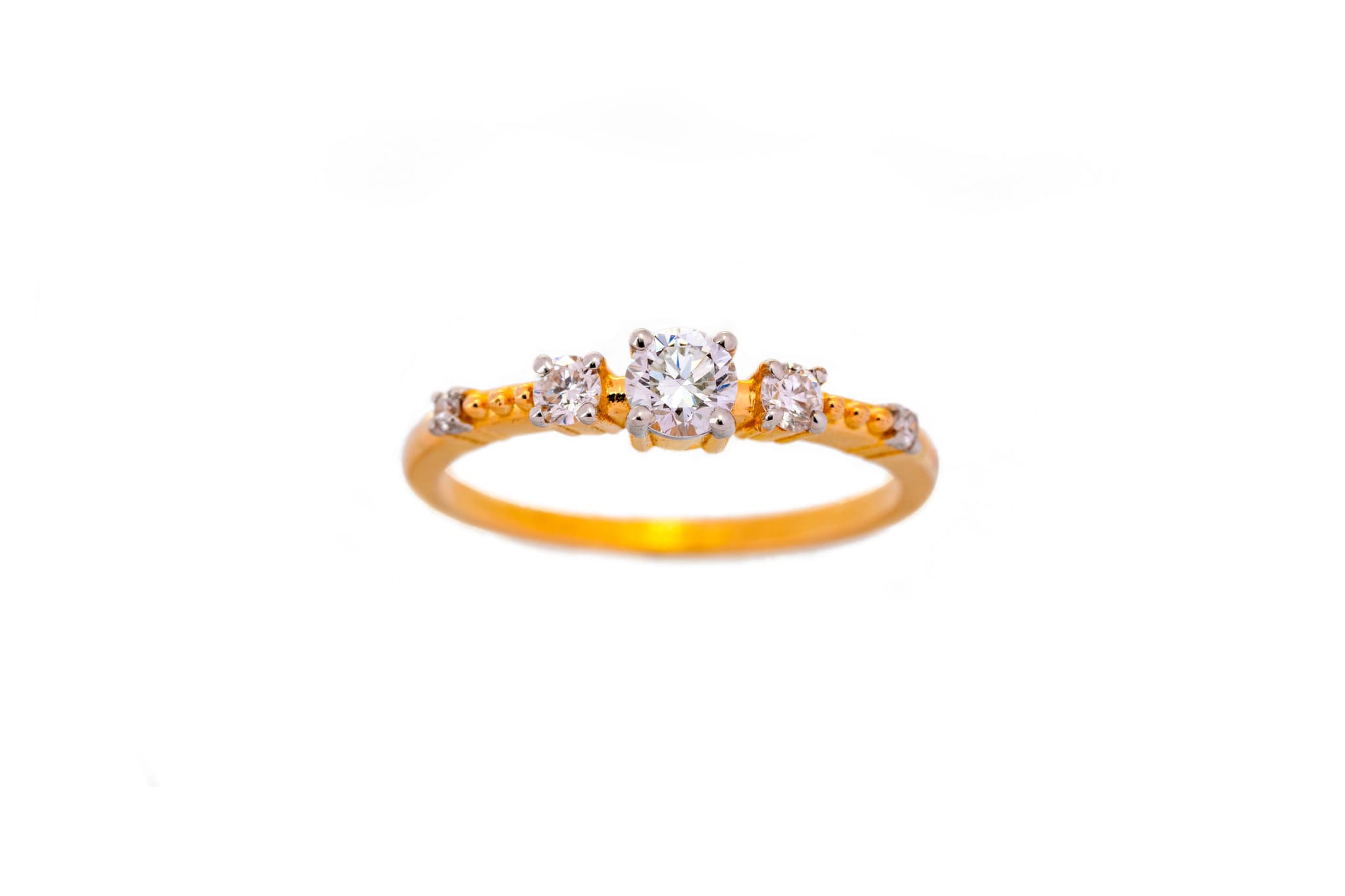 AGELESS DIAMOND RING(14K WITH LAB GROWN DIAMONDS)