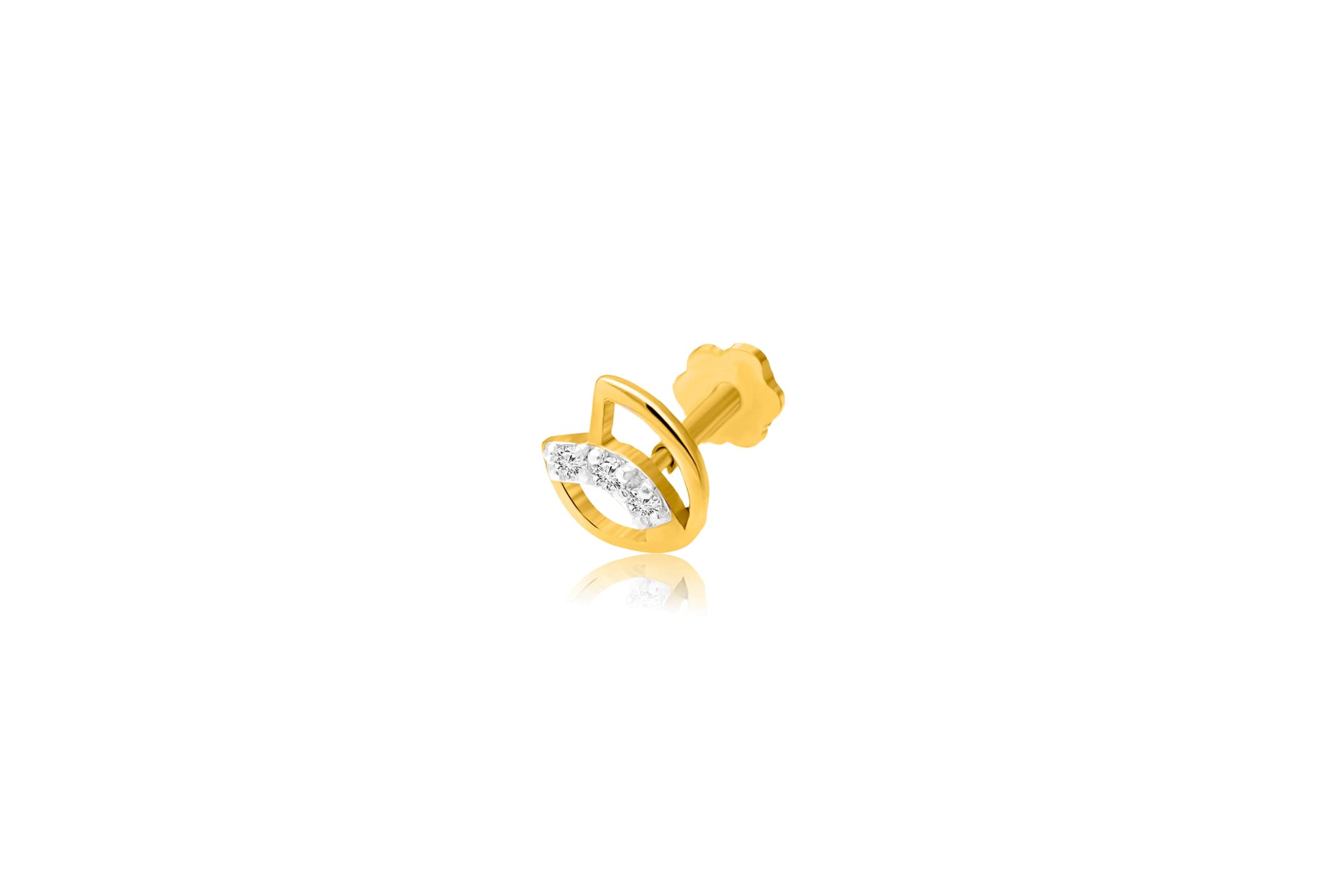 LUXE DIAMOND NOSEPIN (18K WITH NATURAL DIAMONDS)