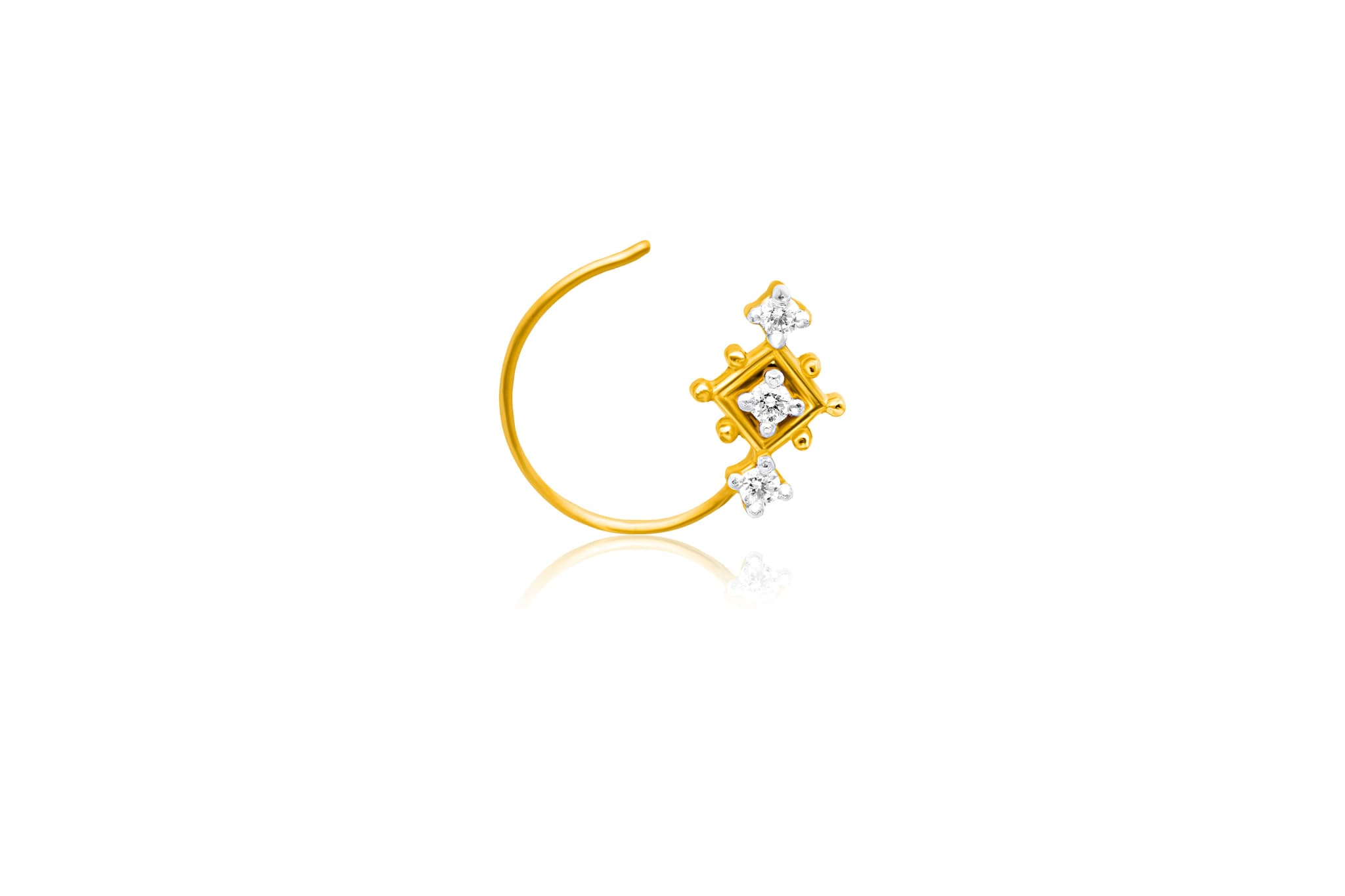 MAJESTIC DIAMOND NOSEPIN (18K WITH NATURAL DIAMONDS)