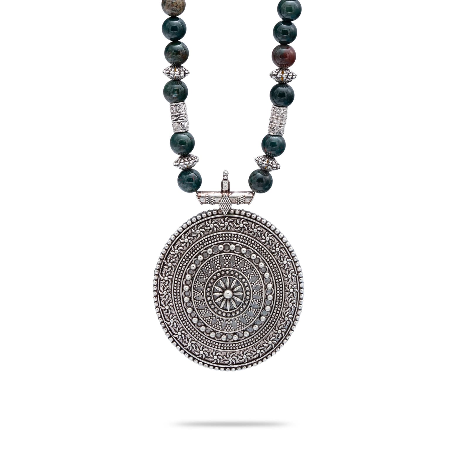 BLISSFUL SILVER NECKLACE SET
