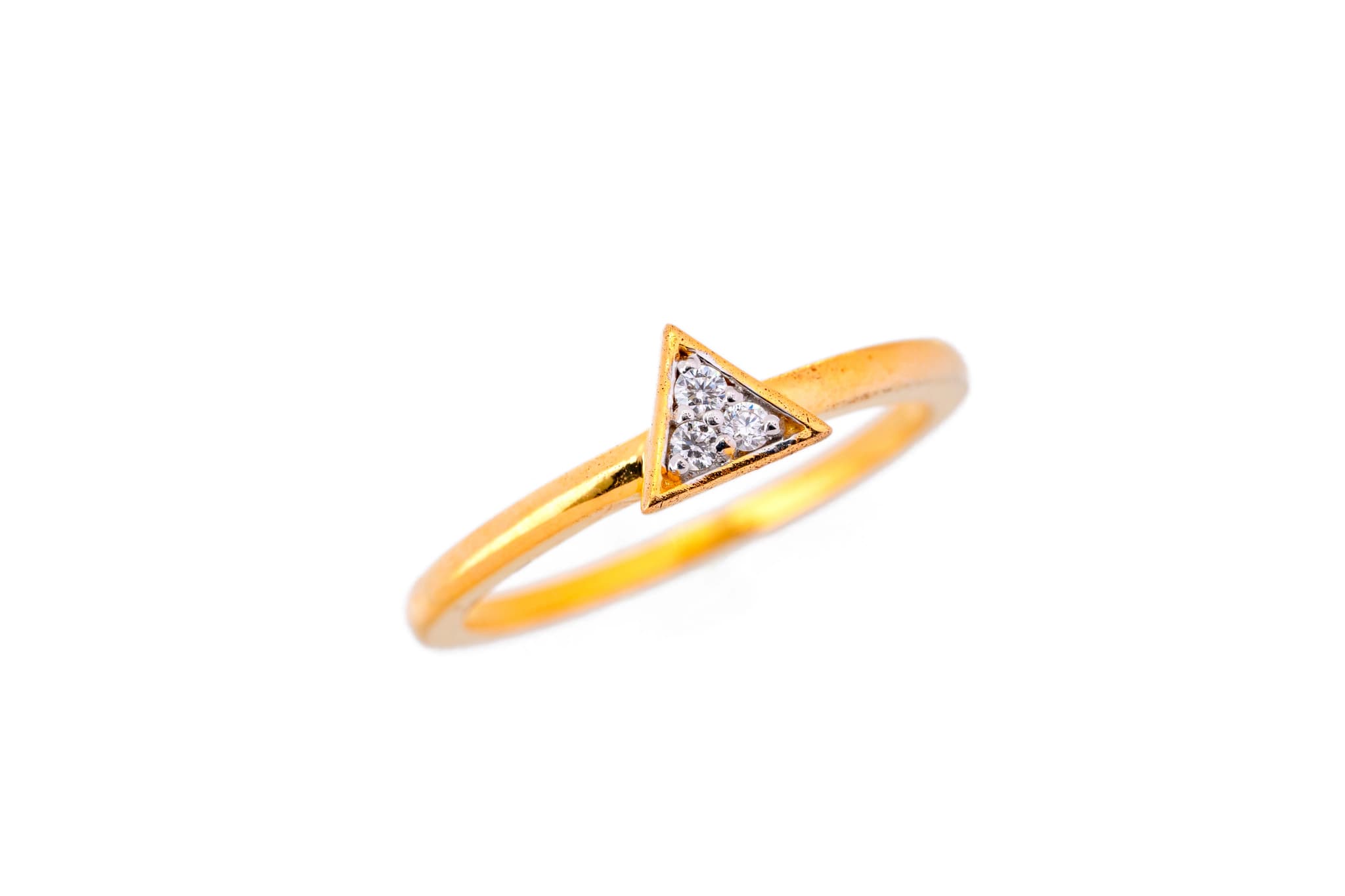 SIMPLE TERNARY (18K WITH NATURAL DIAMONDS)