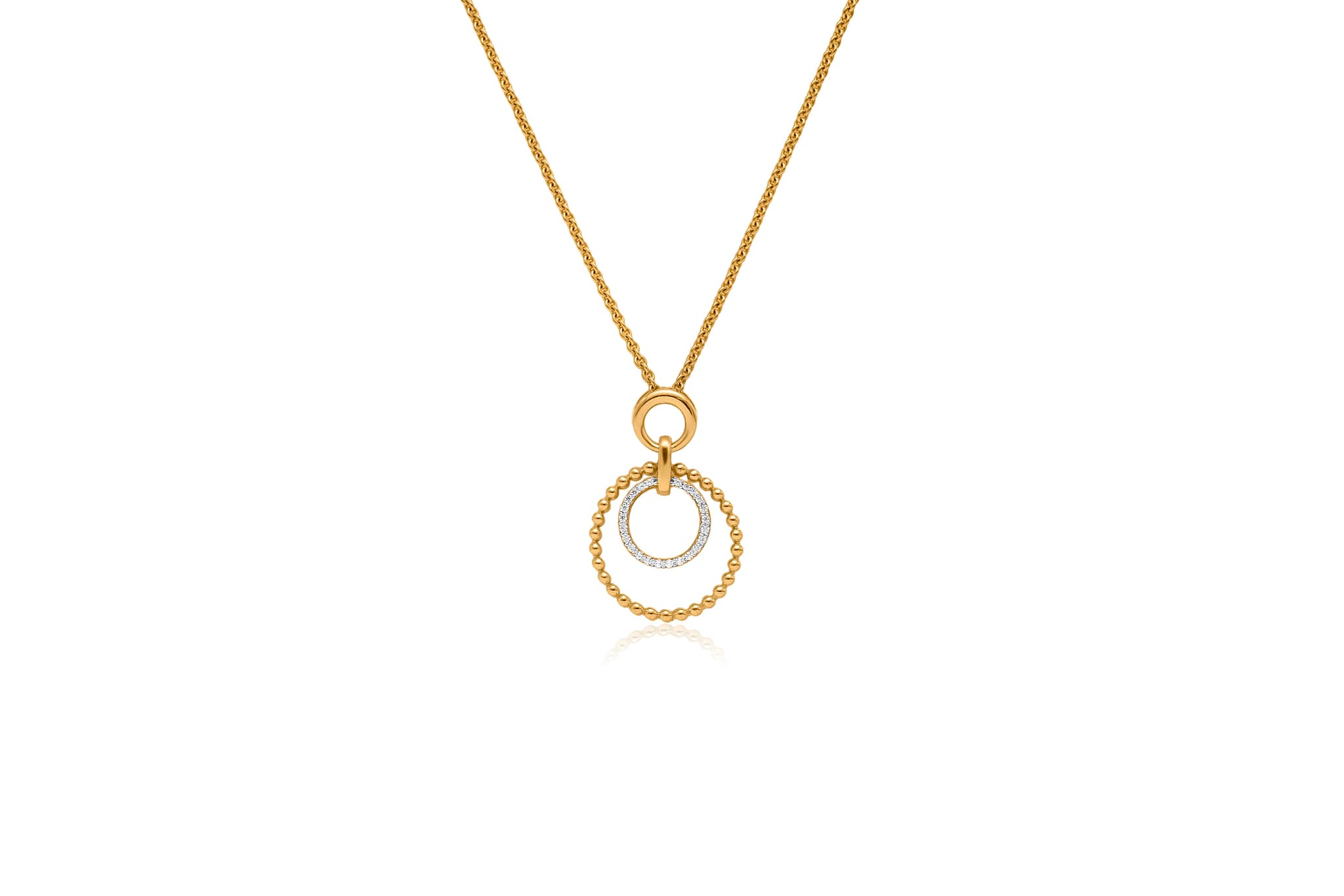 INFINITY SPARKLE DIAMOND PENDANT (18K WITH NATURAL DIAMONDS)