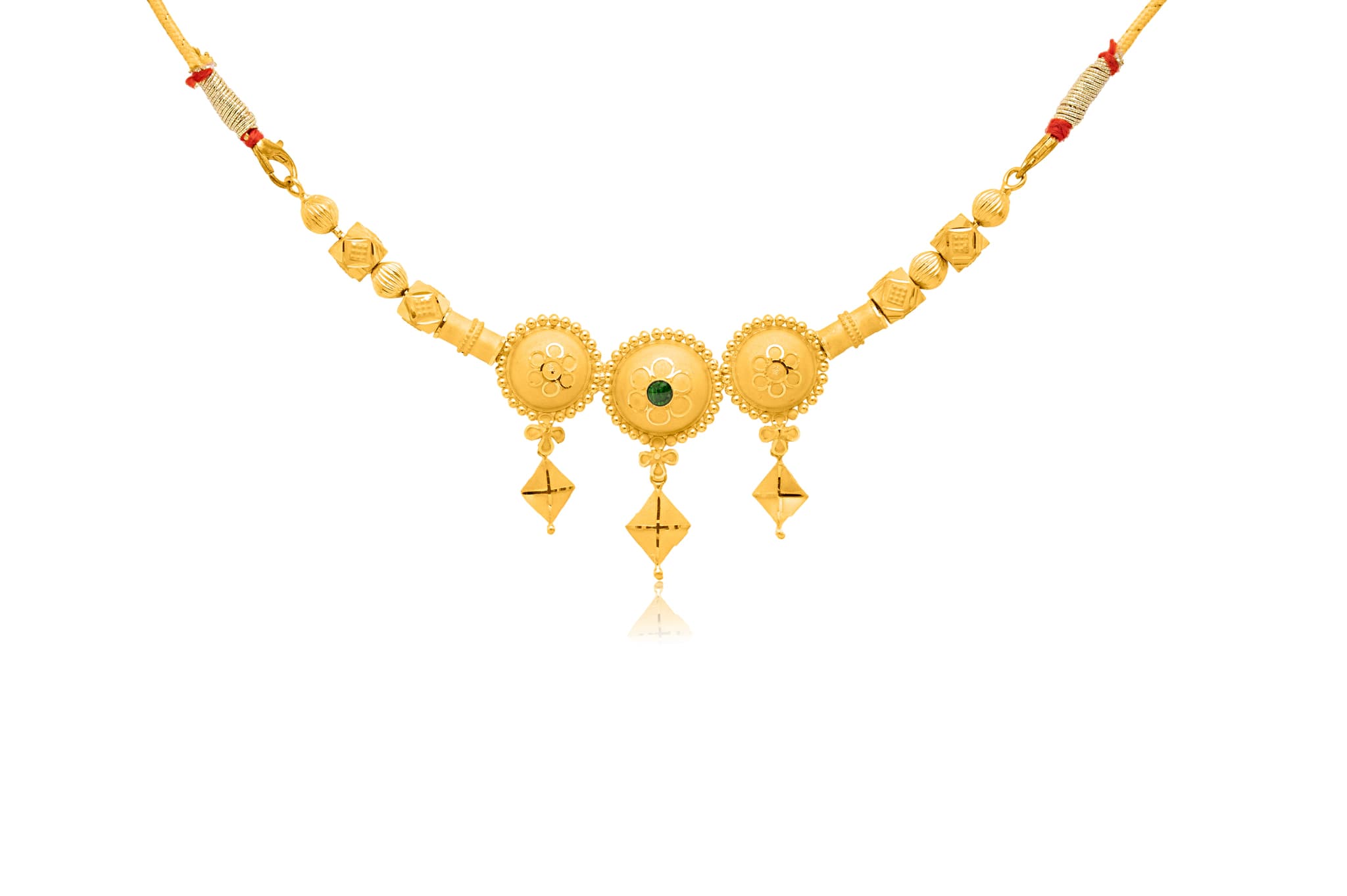 GOLD TRINAYANI NECKLACE