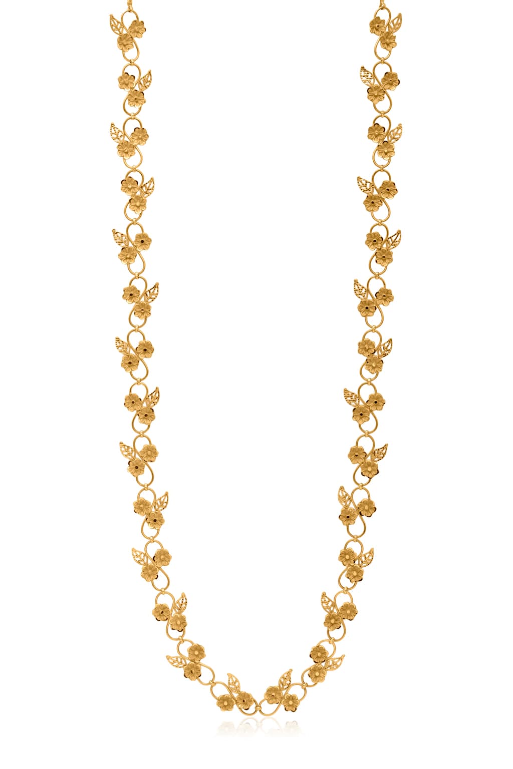 GOLD FLOWER NECKLACE