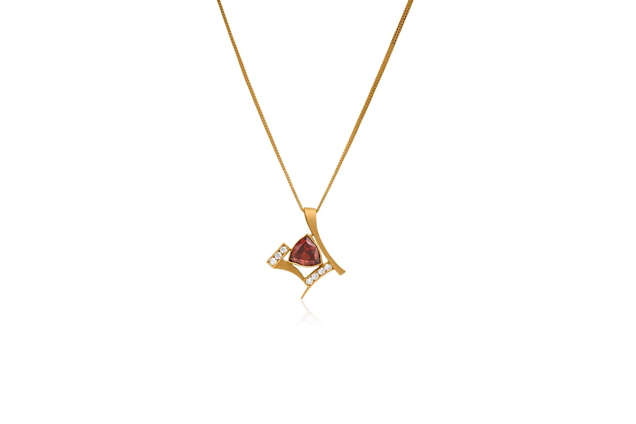 BRIGHT 22K GOLD PENDANT